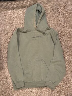 Urban Outfitters New Order Olive Hoodie